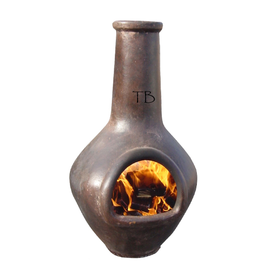 Chimenea Tibor form our Artisan-Crafted Clay Fireplace: of our Earthy Delights: Product Menu .Cozy Elegance and Rustic Charm